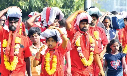Over 4.25 lakh devotees complete Bhavani Deeksha Over 4.25 lakh devotees complete Bhavani Deeksha