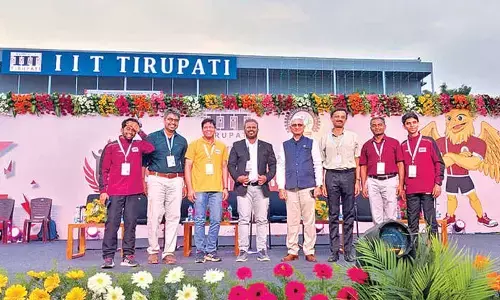Inter-IIT sports meet opens at Tirupati with traditional ceremony Inter-IIT sports meet opens at Tirupati with traditional ceremony