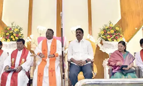 Fin Min attends CSI Church inauguration Fin Min attends CSI Church inauguration