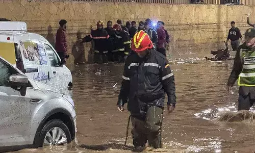 Flash floods kill at least 37 people in Moroccos Safi province Flash floods kill at least 37 people in Moroccos Safi province
