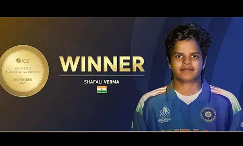Shafali Verma named Player of the Month for her Womens World Cup final exploits Shafali Verma named Player of the Month for her Womens World Cup final exploits