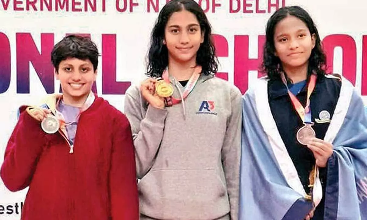 Shivani sets SGFI national record in U-14 backstroke Shivani sets SGFI national record in U-14 backstroke