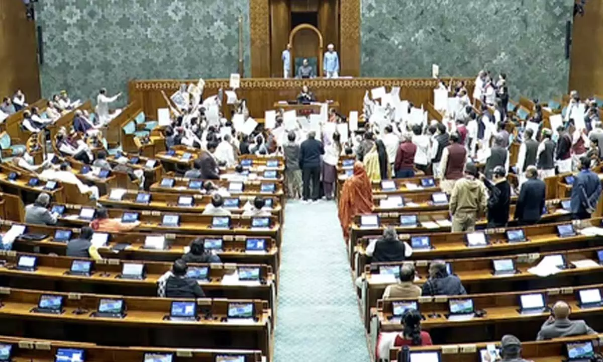 Oppn storms LS over MGNREGA name change, Priyanka Gandhi flags threat to employment guarantee Oppn storms LS over MGNREGA name change, Priyanka Gandhi flags threat to employment guarantee