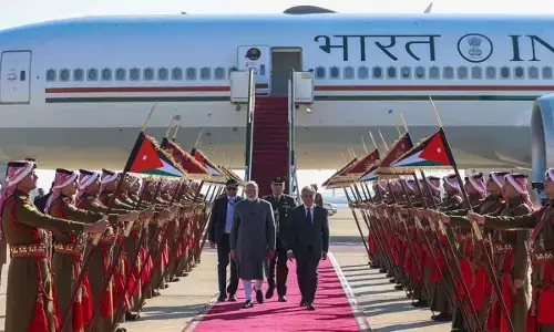Terrorism, Food Security On Agenda: Modi in Jordan to boost bilateral ties Terrorism, Food Security On Agenda: Modi in Jordan to boost bilateral ties
