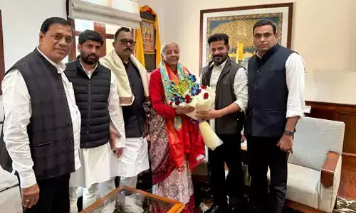 Telangana CM Revanth Reddy meets Union Ministers in Delhi