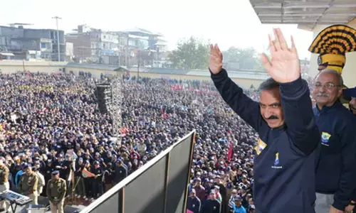 Himachal CM leads anti-drug awareness walkathon Himachal CM leads anti-drug awareness walkathon