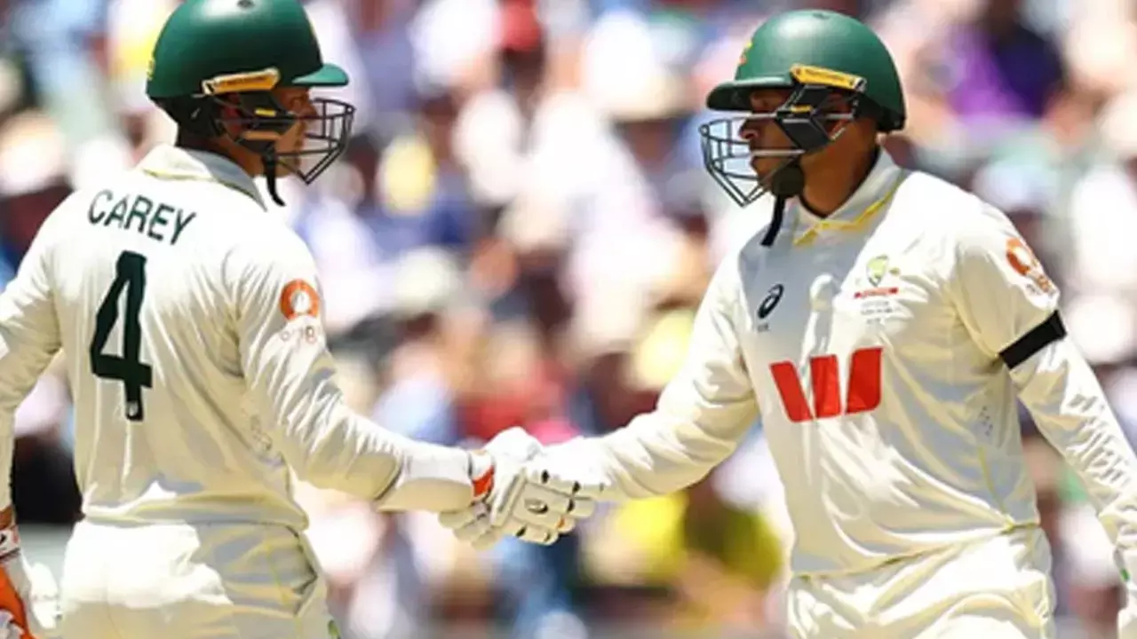 Ashes: Carey, Khawaja shine as Australia reach 326-8 at stumps on Day 1 of Adelaide Test Ashes: Carey, Khawaja shine as Australia reach 326-8 at stumps on Day 1 of Adelaide Test
