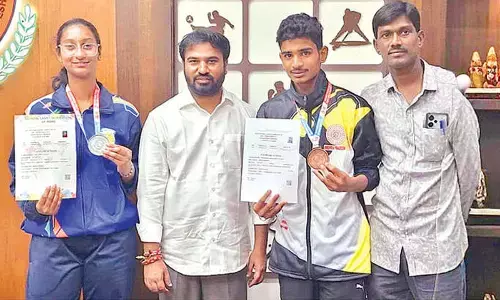 AP soft tennis players shine at national school games