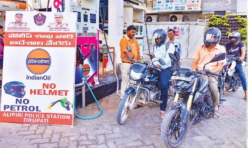 No helmet-No petrol rule yielding results: sp
