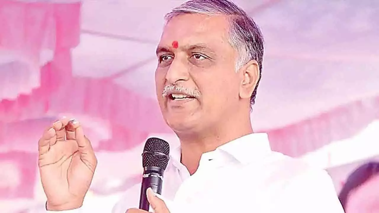 Verdict makes a mockery of RaGa’s slogan, says Harish Verdict makes a mockery of RaGa’s slogan, says Harish