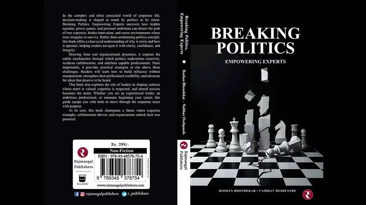 Breaking office politics: New book exposes hidden power games stifling indias corporate talent Breaking office politics: New book exposes hidden power games stifling indias corporate talent