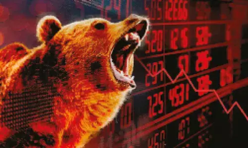 Markets stay in red for 3rd day as persisting FII exodus weigh Markets stay in red for 3rd day as persisting FII exodus weigh