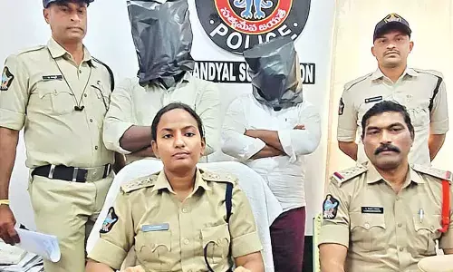 Two held for selling ganja, 2.5 kg contraband seized Two held for selling ganja, 2.5 kg contraband seized