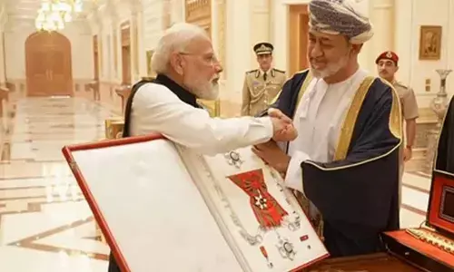 Oman Sultan confers national award on Modi