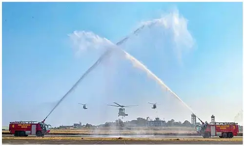 Second Indian Naval Air Squadron INAS 335 Ospreys gets commissioned at INS Hansa Second Indian Naval Air Squadron INAS 335 Ospreys gets commissioned at INS Hansa