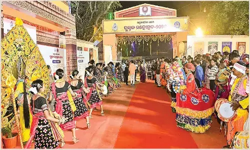 Santali literature stall draws attention at State Book Fair Santali literature stall draws attention at State Book Fair