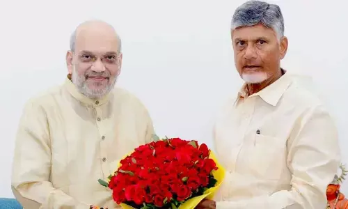 Chandrababu to meet Amit Shah in Delhi, to seek funds Chandrababu to meet Amit Shah in Delhi, to seek funds