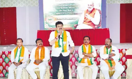 BJP chief rubbishes Revanth’s remarks on alliance with BRS BJP chief rubbishes Revanth’s remarks on alliance with BRS