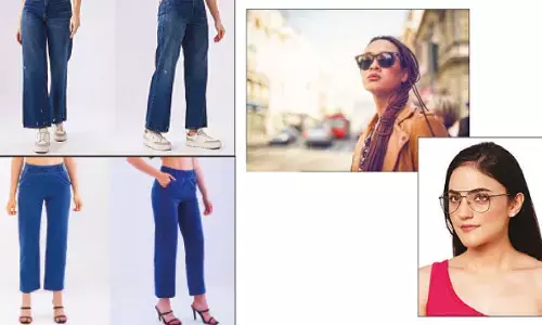 Why denim and statement shades are becoming this season’s power duo