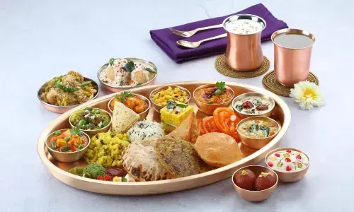 Explore classic Gujarati, Rajasthani flavours through the thali