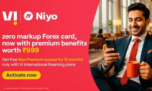 Vi partners with Niyo Zero Forex Markup Cards for travellers