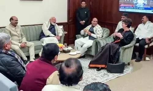 Priyanka, Supriya, other netas join ‘Chai pe charcha’ with Modi, Birla