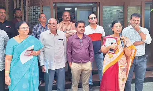 ICEU stages protest against 100% FDI in insurance sector