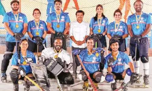 63rd National Roller Skating C’ship: TG senior mixed roller   hockey team wins gold