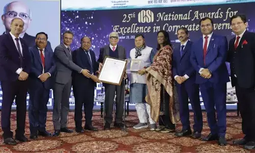 Maruti Suzuki Chairman, R C Bhargava, conferred with The ICSI Lifetime Achievement Award at the ICSI National Awards for Excellence in Corporate Governance