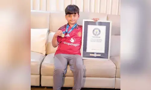 Eight-yr-old secures place in Guinness World Records