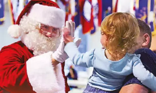 Perception of kids changes on discovering the truth about Santa
