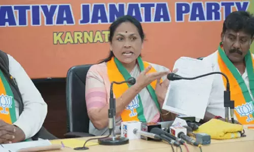 Cong trying to impose undeclared emergency in state: Karandlaje Cong trying to impose undeclared emergency in state: Karandlaje