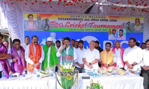 All India Cricket Tournament Launched by MLA Kuchukulla Rajesh Reddy