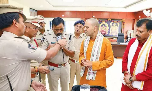 TTD extends support to police dept by giving 20 breath analysers