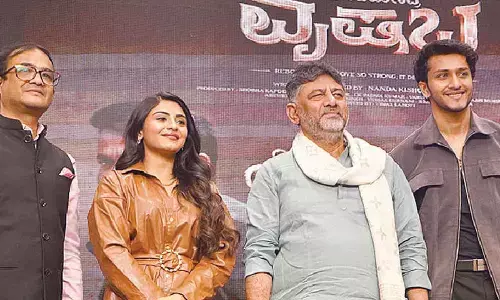Shivakumar launches track from ‘Vrusshabha’, creates buzz for upcoming movie release