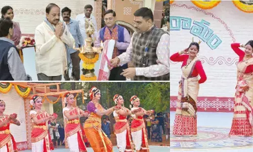 A tapestry of tradition unfolds at Shilparamam Crafts Mela