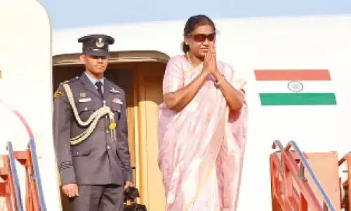 Prez Murmu ends her sojourn in Hyd Prez Murmu ends her sojourn in Hyd