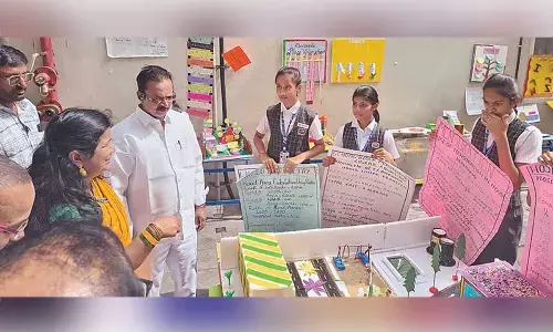 Maths exhibition held at Ananthalakshmi Int’l School
