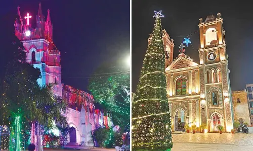 Churches decked up for Christmas celebrations