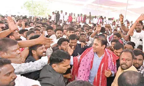 KTR pans Cong govt; says Revanth, Uttam ‘clueless’on river waters