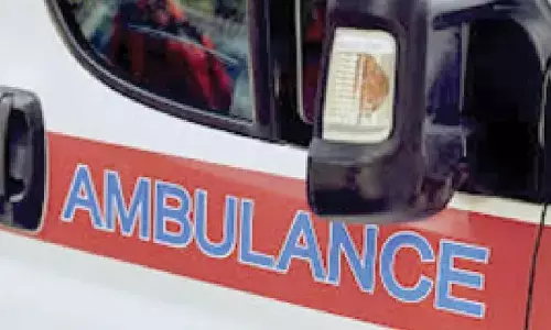 Ambulance stolen from check post; accused held, vehicle recovered Ambulance stolen from check post; accused held, vehicle recovered