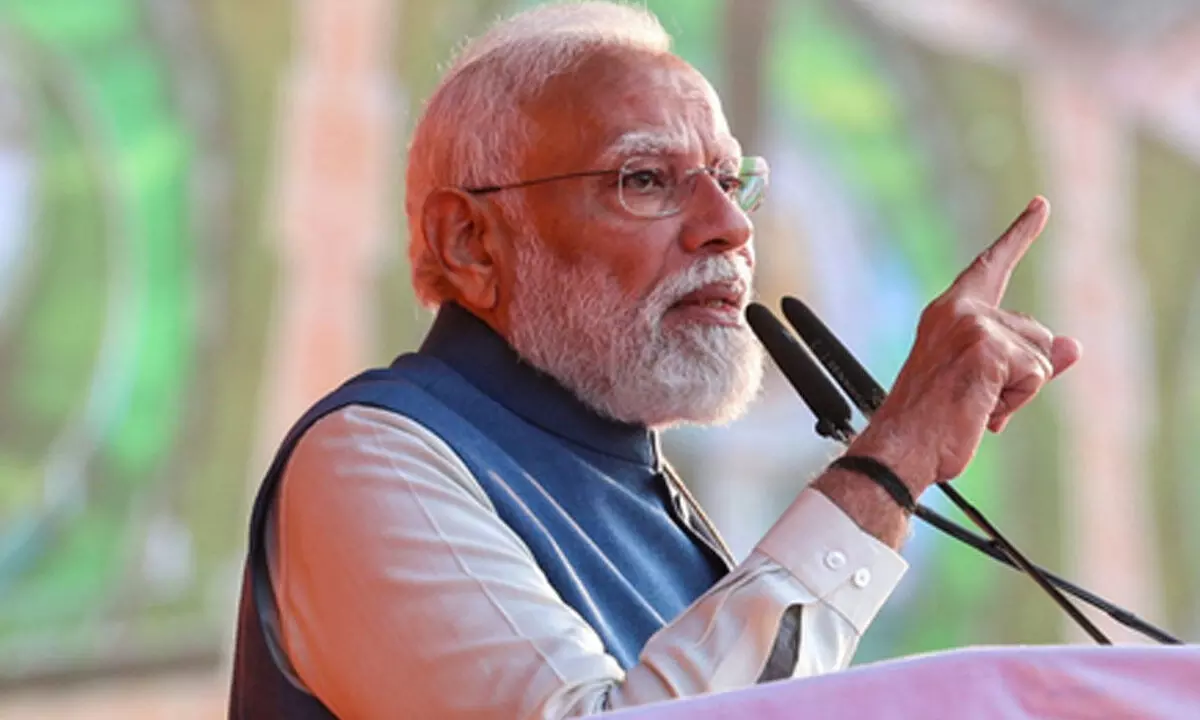 PM Modi slams ‘parivarvad’, says BJP restored legacy of Ambedkar and Patel PM Modi slams ‘parivarvad’, says BJP restored legacy of Ambedkar and Patel