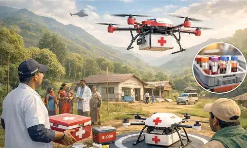 Drone lifeline for tribal healthcare in state