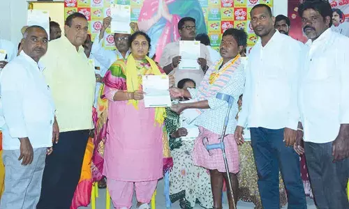 Minister distributes CMRF cheques to beneficiaries