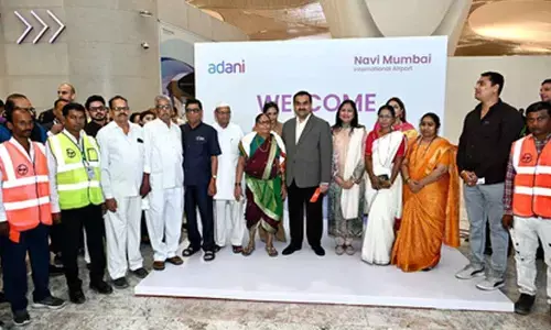 Gautam Adani hails war heroes, workers, farmers, and specially-abled as NMIA commences operations