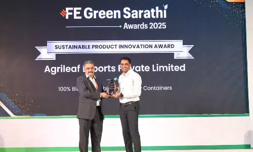 Agrileaf Exports Recognised with Green Sarathi Award for Plastic-Free Food Containers