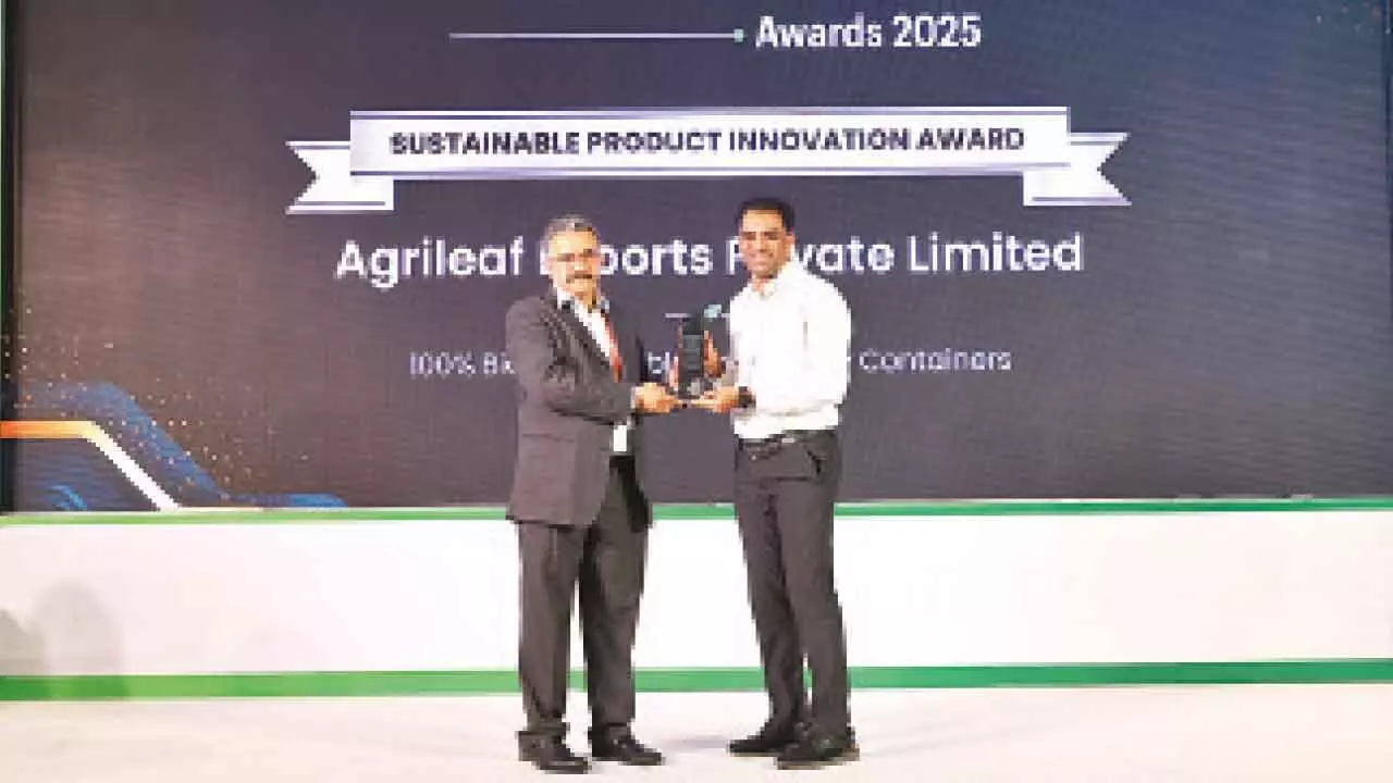 Mangaluru company bags award for its plastic-free food containers Mangaluru company bags award for its plastic-free food containers