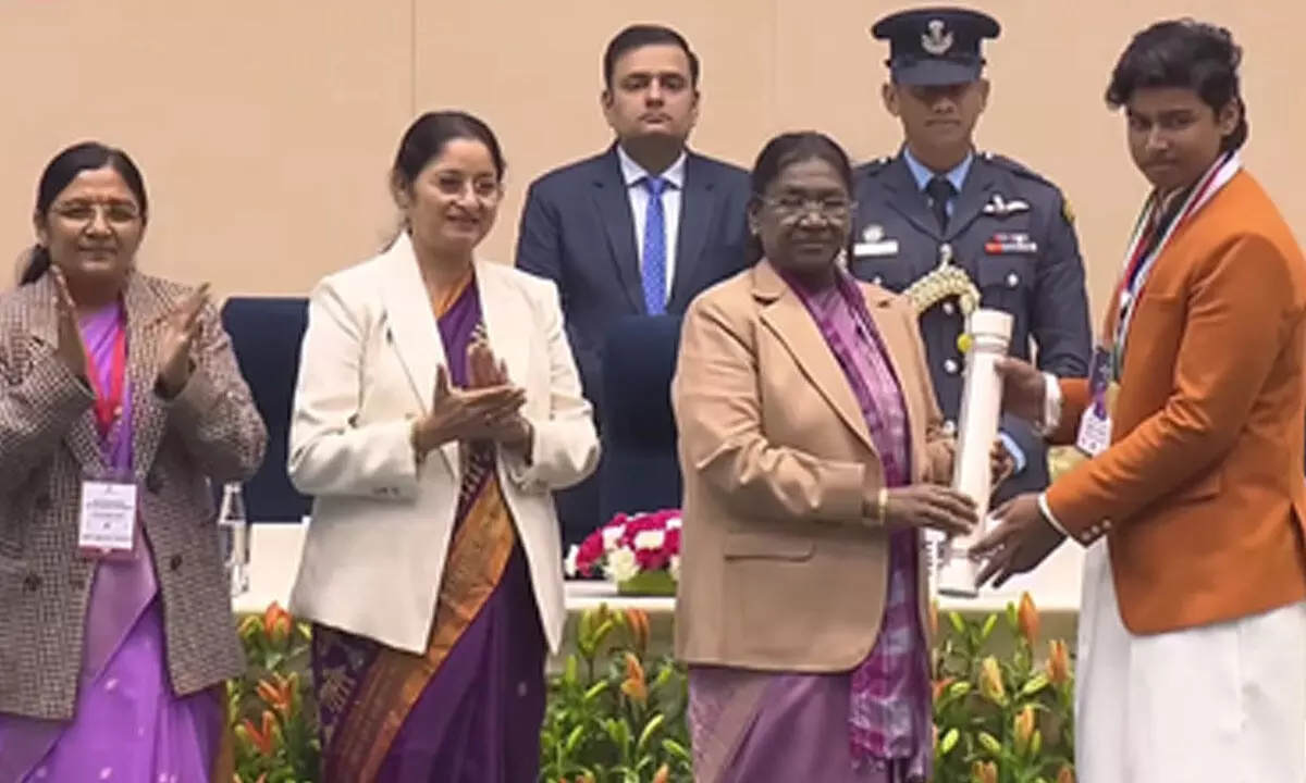 Vaibhav Suryavanshi receives PM Rashtriya Bal Puraskar from President Droupadi Murmu, BCCI congratulates Vaibhav Suryavanshi receives PM Rashtriya Bal Puraskar from President Droupadi Murmu, BCCI congratulates