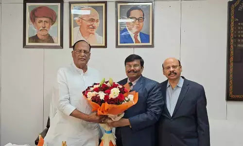 New Assembly Secretary Tirupati Meets Legislative Council Chairman