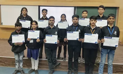 Students of Parishadiya Vidyalaya take on engineering students at Techfest 2025